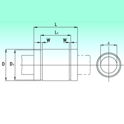  KB60125-PP  Plastic Linear Bearing