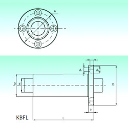  KBFL 40-PP  Plastic Linear Bearing