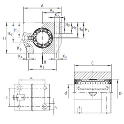  KGN 16 C-PP-AS INA Plastic Linear Bearing