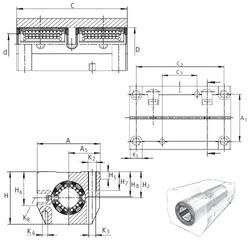  KTSG20-PP-AS INA Bearings Disassembly Support