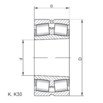  24176 K30W33 ISO Aligning Roller Bearing