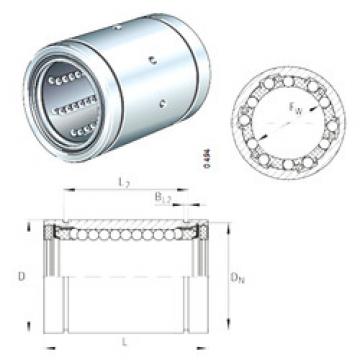  KB40 INA Plastic Linear Bearing