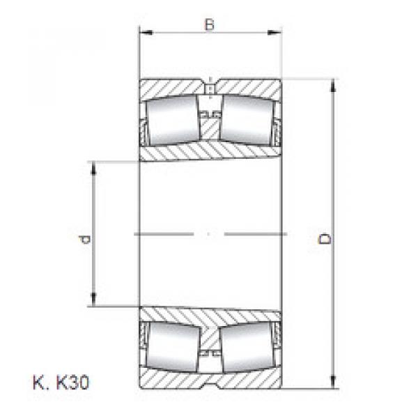  24072 K30W33 ISO Sealed Bearing #1 image