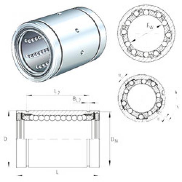  KB12-PP-AS INA Plastic Linear Bearing #1 image