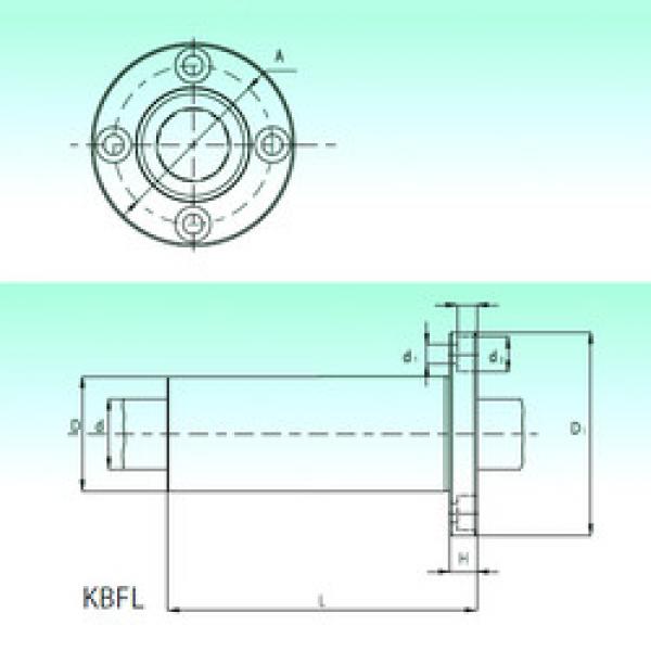  KBFL 20-PP  Plastic Linear Bearing #1 image