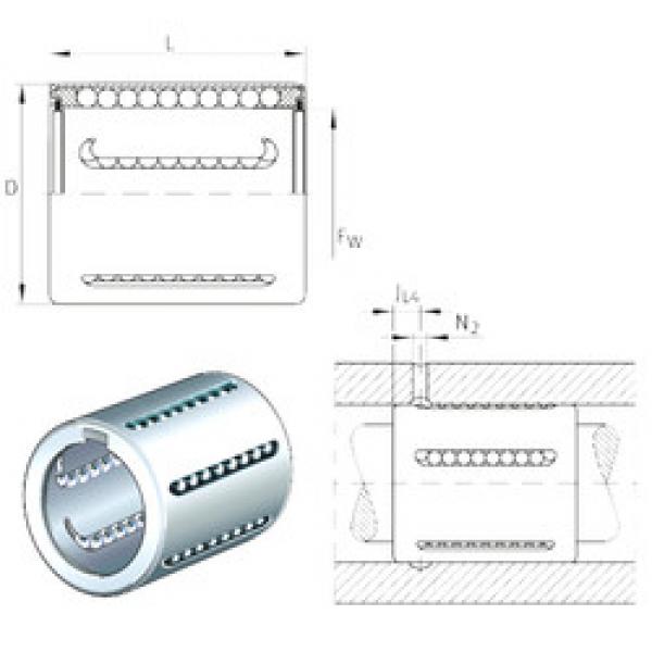  KH06-PP INA Plastic Linear Bearing #1 image